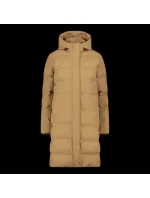 Dámská zimní dlouhá bunda s kapucí,  béžová model 21350723 - CMP