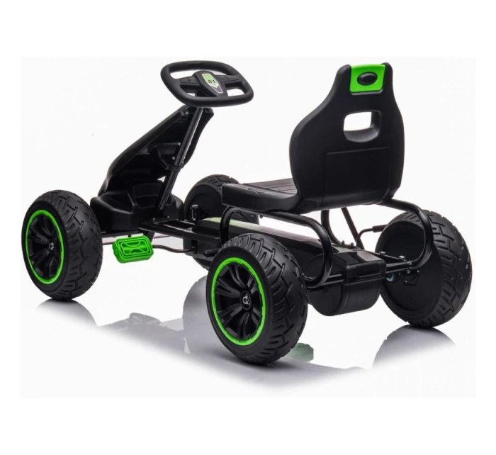 MOTOKÁROVÉ ŠLAPACÍ AUTO ENERO 18 ČERNÉ A ZELENÉ