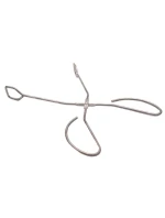 GRILOVACÍ KLEŠTĚ 27 CM DLOUHÉ STŘÍBRNÉ