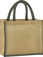 Westford Mill W 473 Jutová nákupní taška Midi 50.0473 natural/olive green