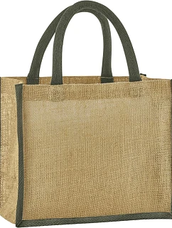 Westford Mill W 473 Jutová nákupní taška Midi 50.0473 natural/olive green