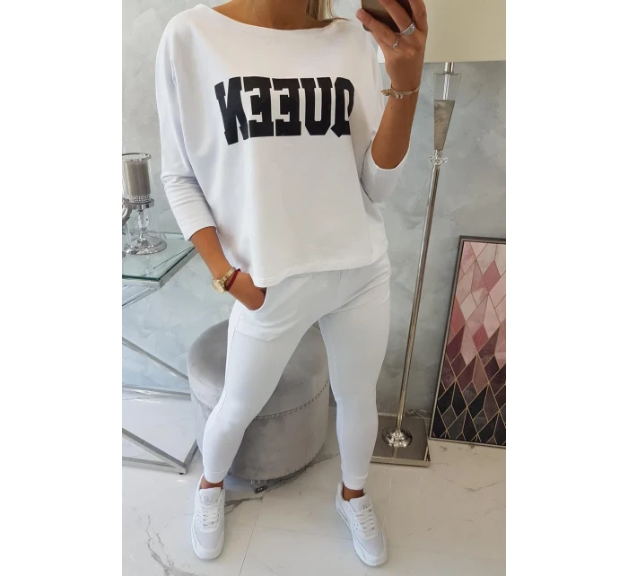 Tištěná sada Queen white Tištěná sada Queen white