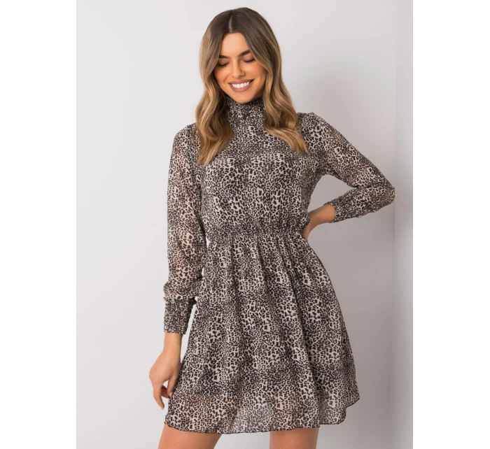 Šaty WN SK 18951 1.40X černá a béžová