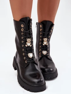 Dámské zateplené workery Lomina – černé