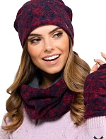 Dámské rukavičky AUSTIN červeno-modrá - Kamea