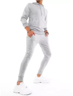 Pánské světle šedé tepláky Dstreet AX0438