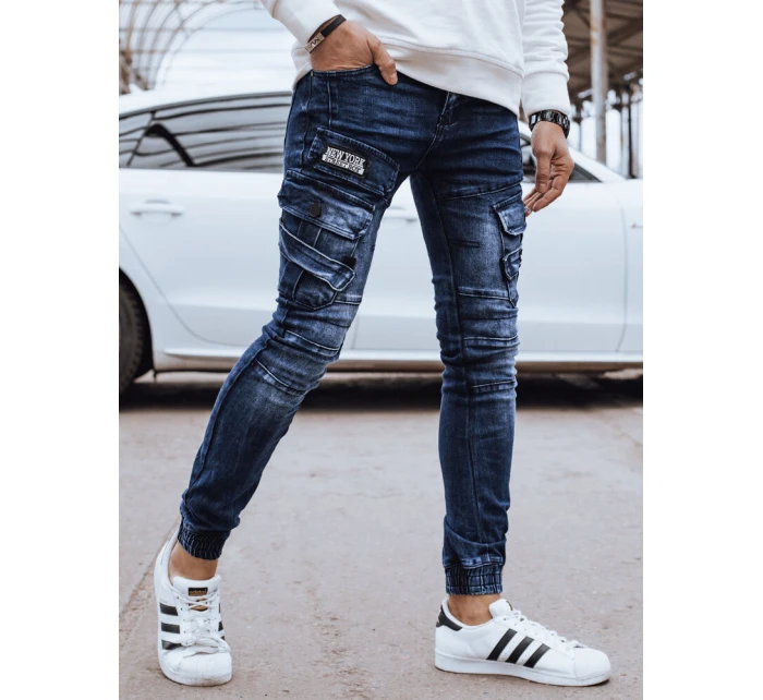 Pánské džínové bojové kalhoty modré Dstreet model 21976786 - FashionStreet