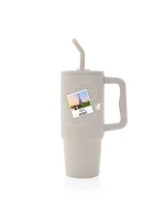 Vlastní text na cestovatelskou termosku s barevným víčkem