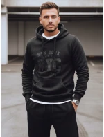 Pánská zateplená mikina s kapucí černá Dstreet model 21993113 - FashionStreet