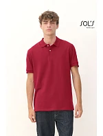 SOL'S Pacific Unisex piqué polo z těžké bavlny 25.4439 red SOL'S Pacific Unisex piqué polo z těžké bavlny 25.4439 red