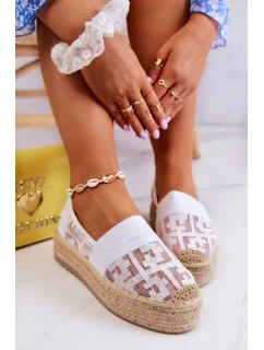 Dámské nazouvací espadrilky bílé model 21580129 - Boto