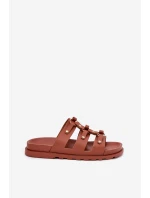 Dámské Pantofle S Pásky Camel Pasiriela Dámské Pantofle S Pásky Camel Pasiriela