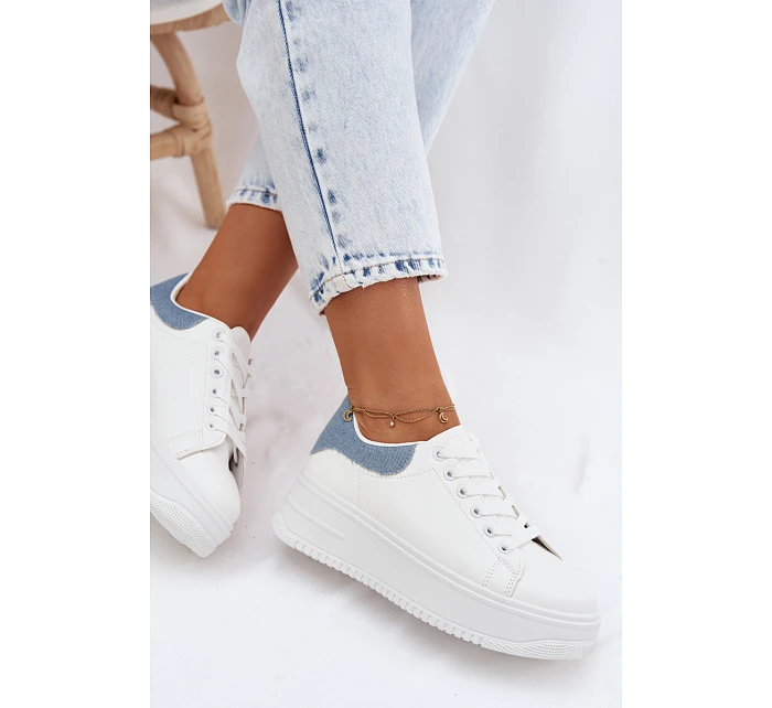 Dámské tenisky na platformě z umělé kůže model 22107415 - Boto Dámské tenisky na platformě z umělé kůže model 22107415 - Boto