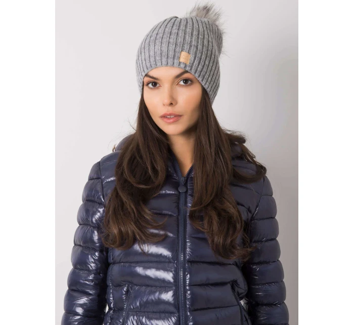 Dámská čepice 30 šedá