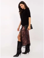 Spódnica MI SD model 21749932 camelowy - FPrice