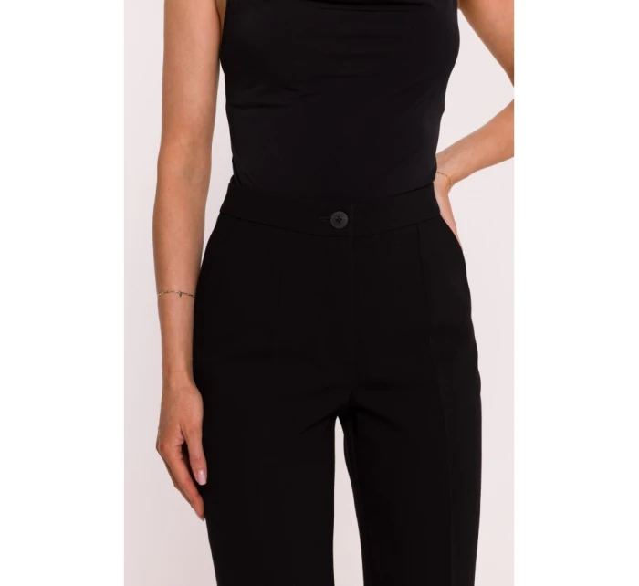 S418 Kalhoty s laclem - černé