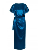 Saténové šaty v stylu  modré model 21479284 - Moe
