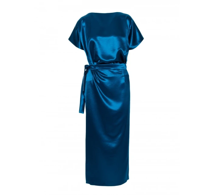 Saténové šaty v stylu  modré model 21479284 - Moe