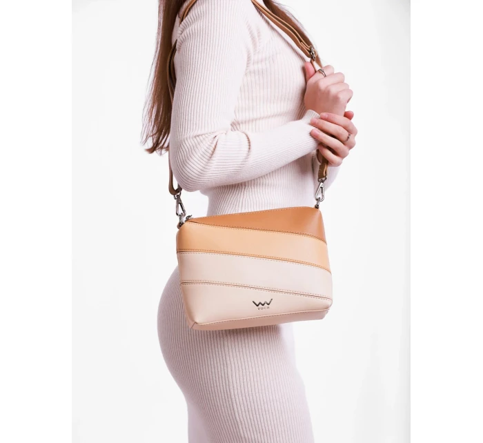 Dámská kabelka Vuch Coalie Striped Beige