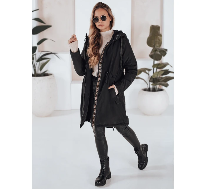 Dámská přechodová bunda parka VERONI černá FashionStreet TY3233
