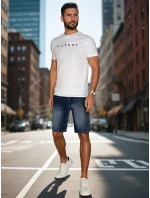 Pánské tričko s potiskem bílé model 21987944 - Dstreet Pánské tričko s potiskem bílé model 21987944 - Dstreet