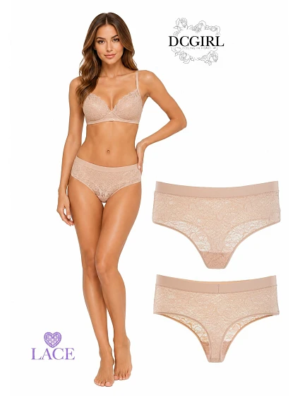 Brazilské plavky A'12 model 22250525 - DC Girl Brazilské plavky A'12 model 22250525 - DC Girl