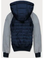 Tmavě pánská sportovní bunda model 18416151 - J.STYLE Tmavě pánská sportovní bunda model 18416151 - J.STYLE