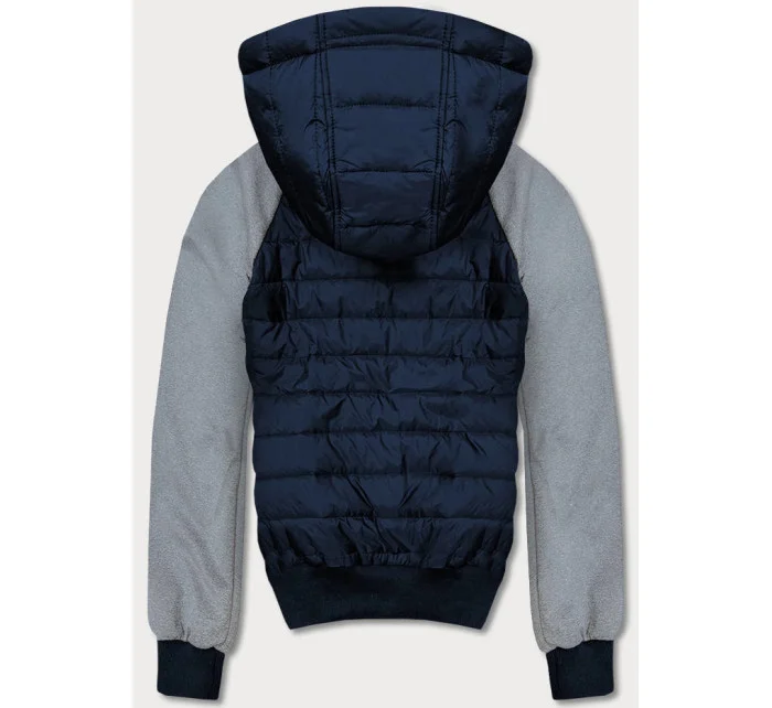 Tmavě pánská sportovní bunda model 18416151 - J.STYLE Tmavě pánská sportovní bunda model 18416151 - J.STYLE