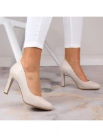 W model 19145948 světle šedé lodičky - SERGIO LEONE