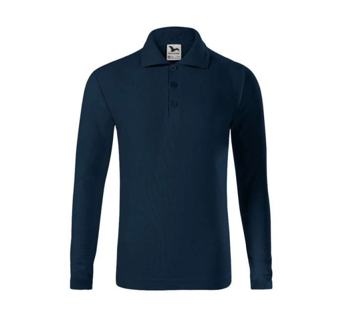 Dětské tričko Pique Polo LS (tmavě modré) Dětské tričko Pique Polo LS (tmavě modré)