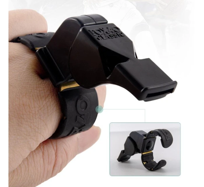 FOX 40 CLASSIC ČERNÁ PÍŠŤALKA S RUKOJETÍ NA PRSTY FOX 40 CLASSIC ČERNÁ PÍŠŤALKA S RUKOJETÍ NA PRSTY