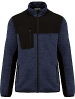 Pánská pracovní pletená fleecová bunda 20. navy melange/black model 22448924 - WK Pánská pracovní pletená fleecová bunda 20. navy melange/black model 22448924 - WK