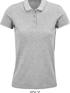 SOL'S Planet Women Dámské piqué polo z bio bavlny 25.3575 grey melange