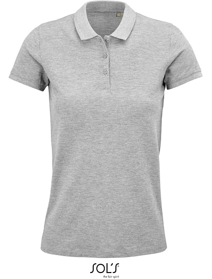 SOL'S Planet Women Dámské piqué polo z bio bavlny 25.3575 grey melange SOL'S Planet Women Dámské piqué polo z bio bavlny 25.3575 grey melange