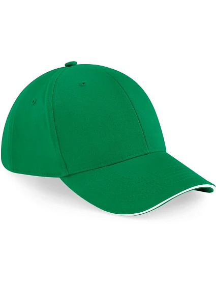 Beechfield B 20 6 panelová sandwich kšiltovka "Athleisure" 53.0020 kelly green/white Beechfield B 20 6 panelová sandwich kšiltovka "Athleisure" 53.0020 kelly green/white