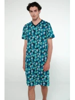 Noční košile s krátkými rukávy model 19698470 - Vamp Noční košile s krátkými rukávy model 19698470 - Vamp