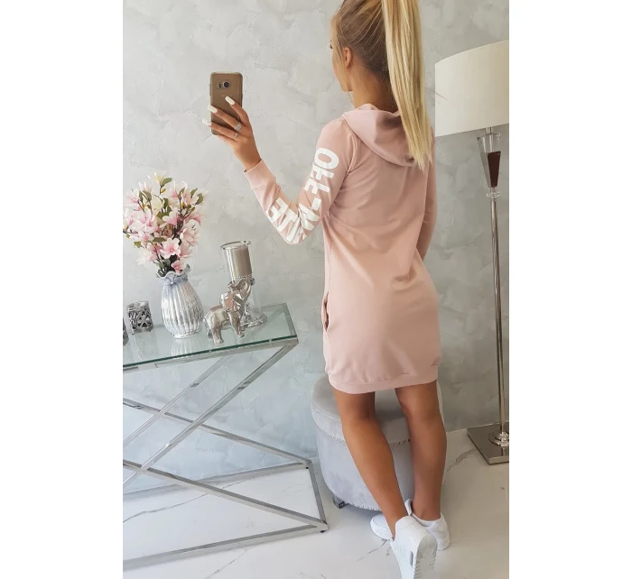 Off White pudrově béžové šaty Off White pudrově béžové šaty