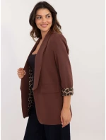 Marynarka DHJ MA brązowy model 20514004 - FPrice Marynarka DHJ MA brązowy model 20514004 - FPrice