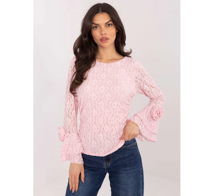 Bluzka IT BZ model 21836711 jasny różowy - FPrice Bluzka IT BZ model 21836711 jasny różowy - FPrice