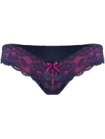 Krajková tanga V-9418 modrá - Axami Krajková tanga V-9418 modrá - Axami