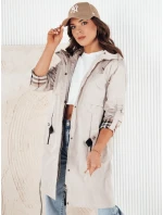 Dámská přechodná bunda parka ecru Dstreet model 21974264 - FashionStreet