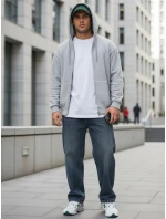 Pánské džíny baggy navy blue FashionStreet UX4480