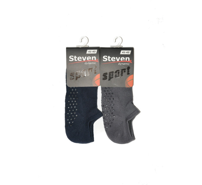 Pánské kotníkové ponožky Steven s ABS art.135