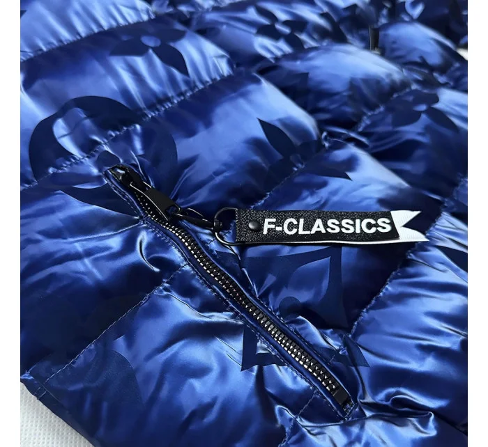 Tmavě modrá krátká zimní bunda model 21248596 - CANADA Mountain