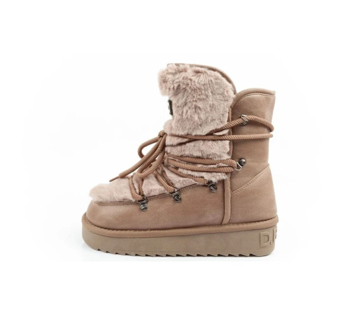 snow boots winter  brown high dámské model 21395346 - D.Franklin