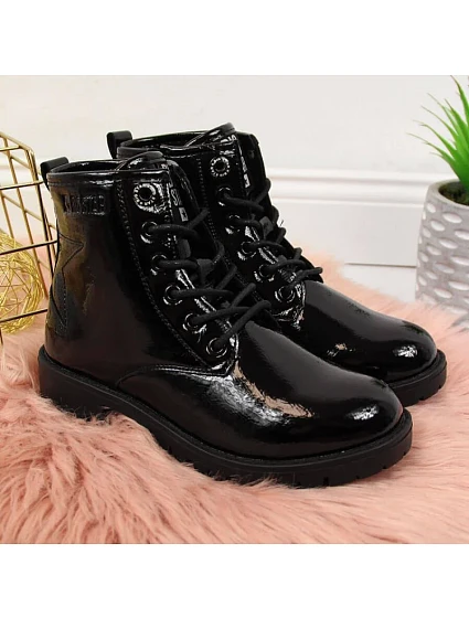 Dívčí boty black Jr  model 17423429 - Big Star