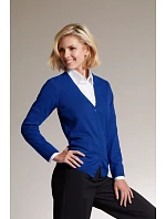 JN 660 Dámský pletený cardigan s výstřihem do V model 22487979 anthracite melange - Daiber JN 660 Dámský pletený cardigan s výstřihem do V model 22487979 anthracite melange - Daiber