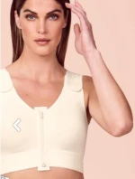 Valencia kompresní podprsenka oboustran.,zap. vpředu 1194X champagne - Anita Care