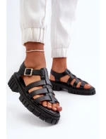 Dámské sandály černé model 21657072 - Boto Dámské sandály černé model 21657072 - Boto