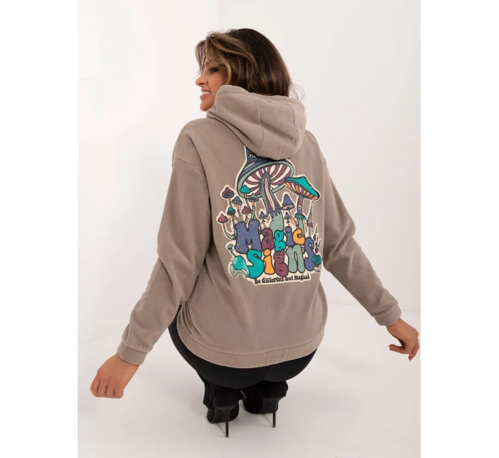 Mikina D20005M02679A dark lilac Mikina D20005M02679A dark lilac